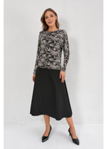 Dusky Bloom Knit Top