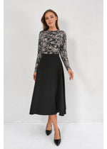 Dusky Bloom Knit Top