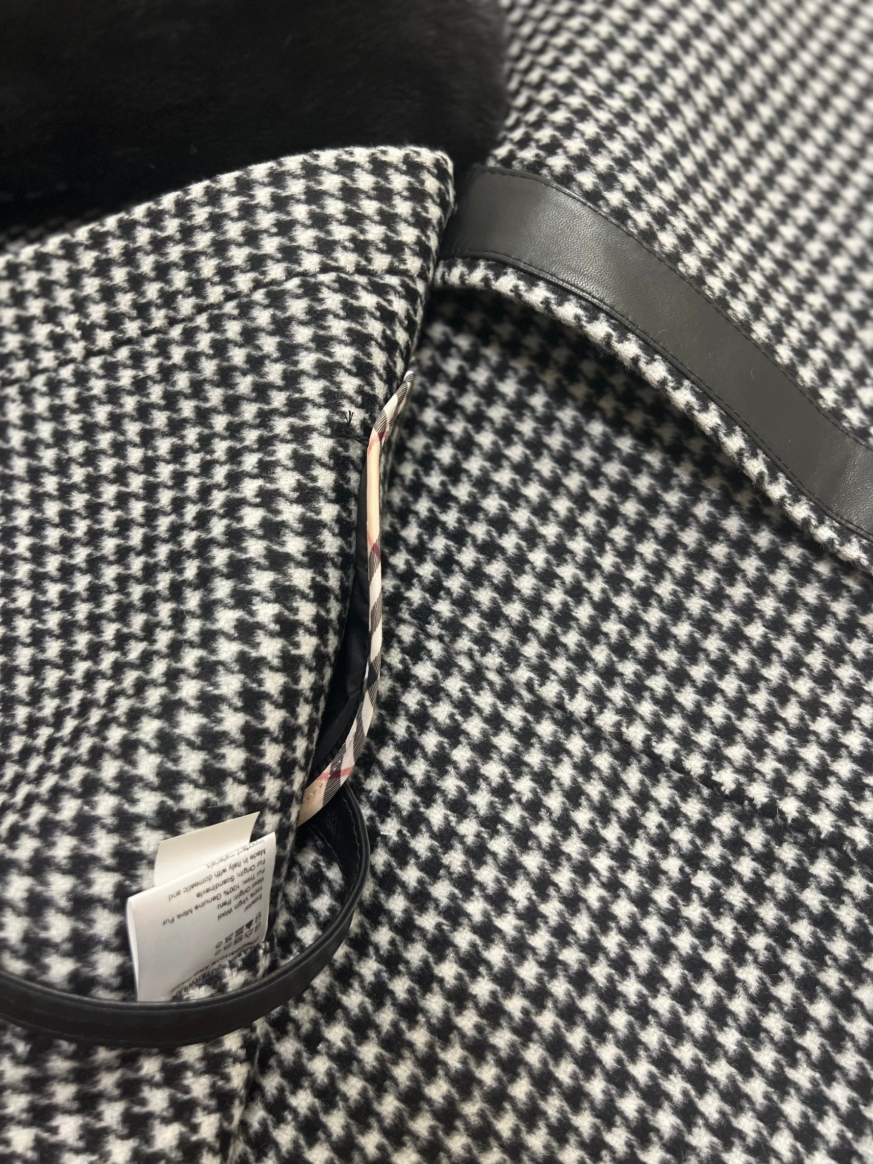 Genuine Scandinavian Mink Fur Virgin Wool Poncho - By Baano