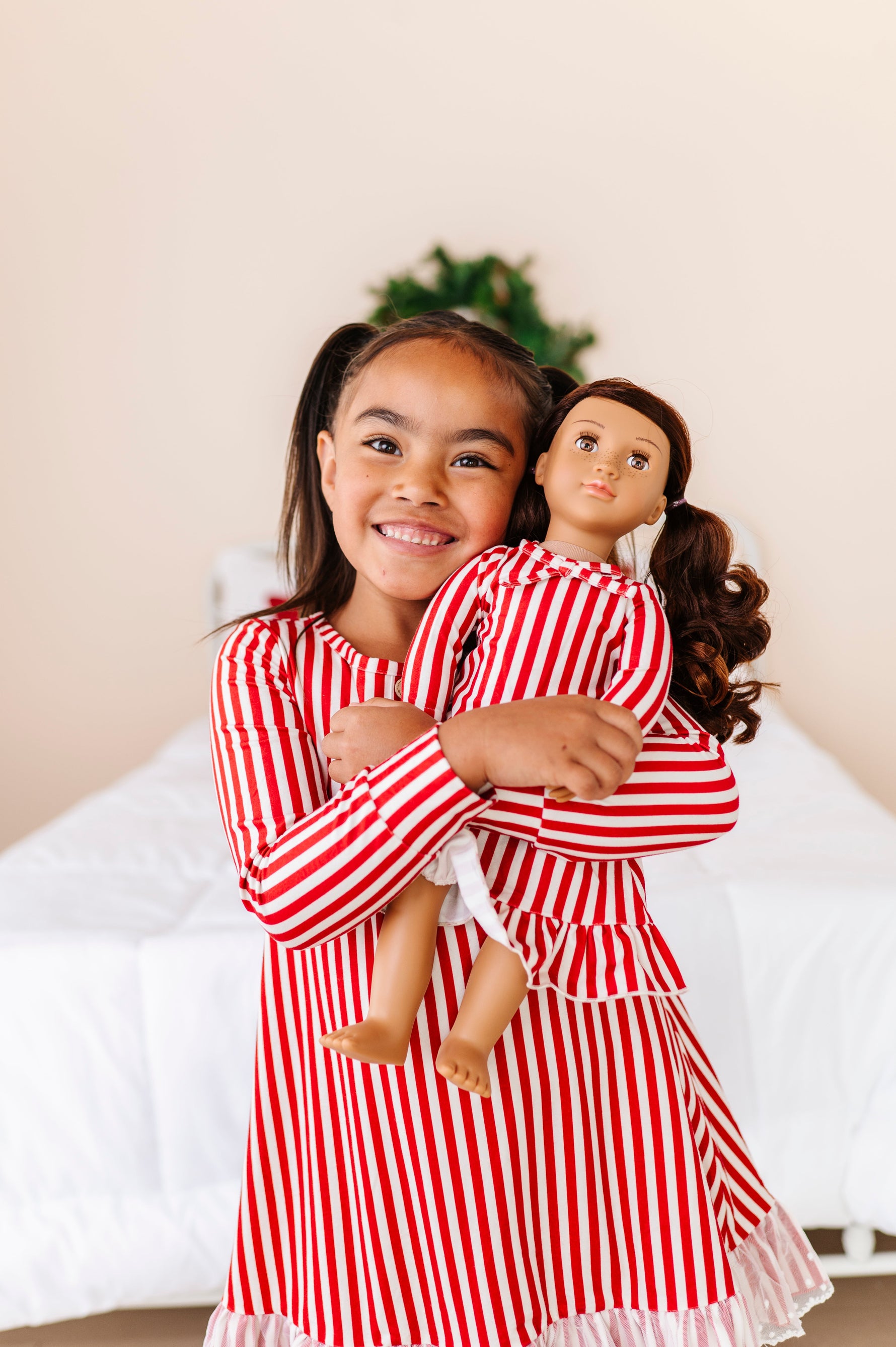 Red Stripes | DOLL DRESS - By Baano