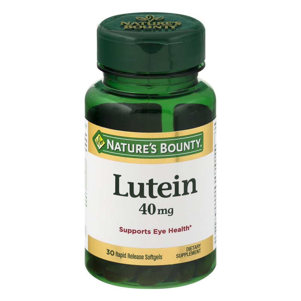 Nature's Bounty Lutein, 40 Mg, Rapid Release Softgels