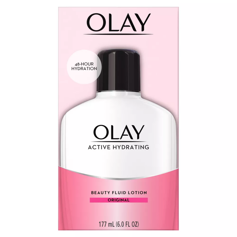 Olay Active Hydrating Original Beauty Fluid Lotion, 6 Fl Oz
