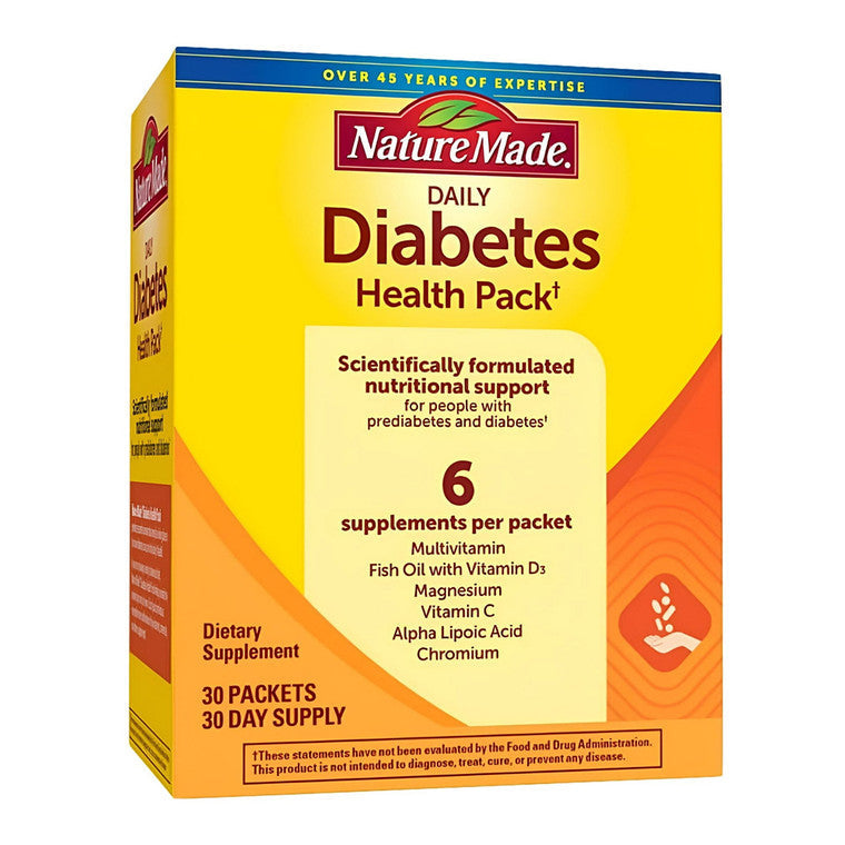 Nature Made Daily Diabetes Health Pack 30 Packets