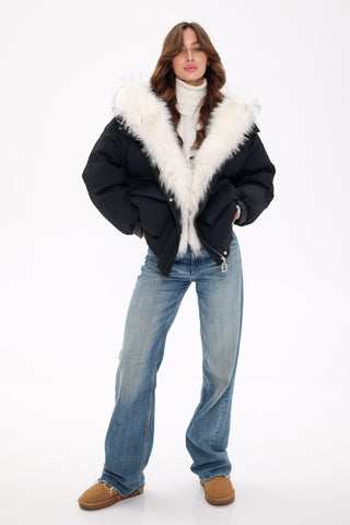 Genuine Fur Down Fill Parka - By Baano