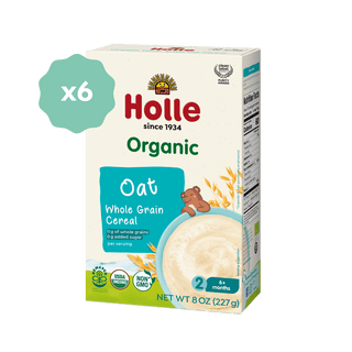 Holle Organic Whole Grain Oat Cereal - 6 Pack