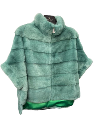 Genuine Scandinavian Mink Fur Poncho - By Baano