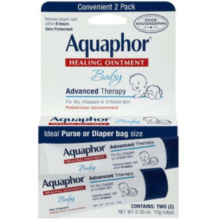 Aquaphor Baby Advanced Therapy Healing Ointment Skin Protectant 2-.35 Ounce Tubes