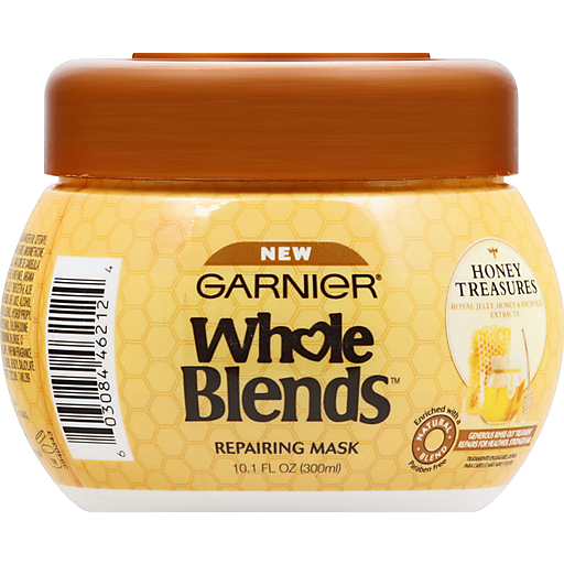 Whole Blends Garnier Repairing Hair Mask Honey Treasures, 10.1 Oz