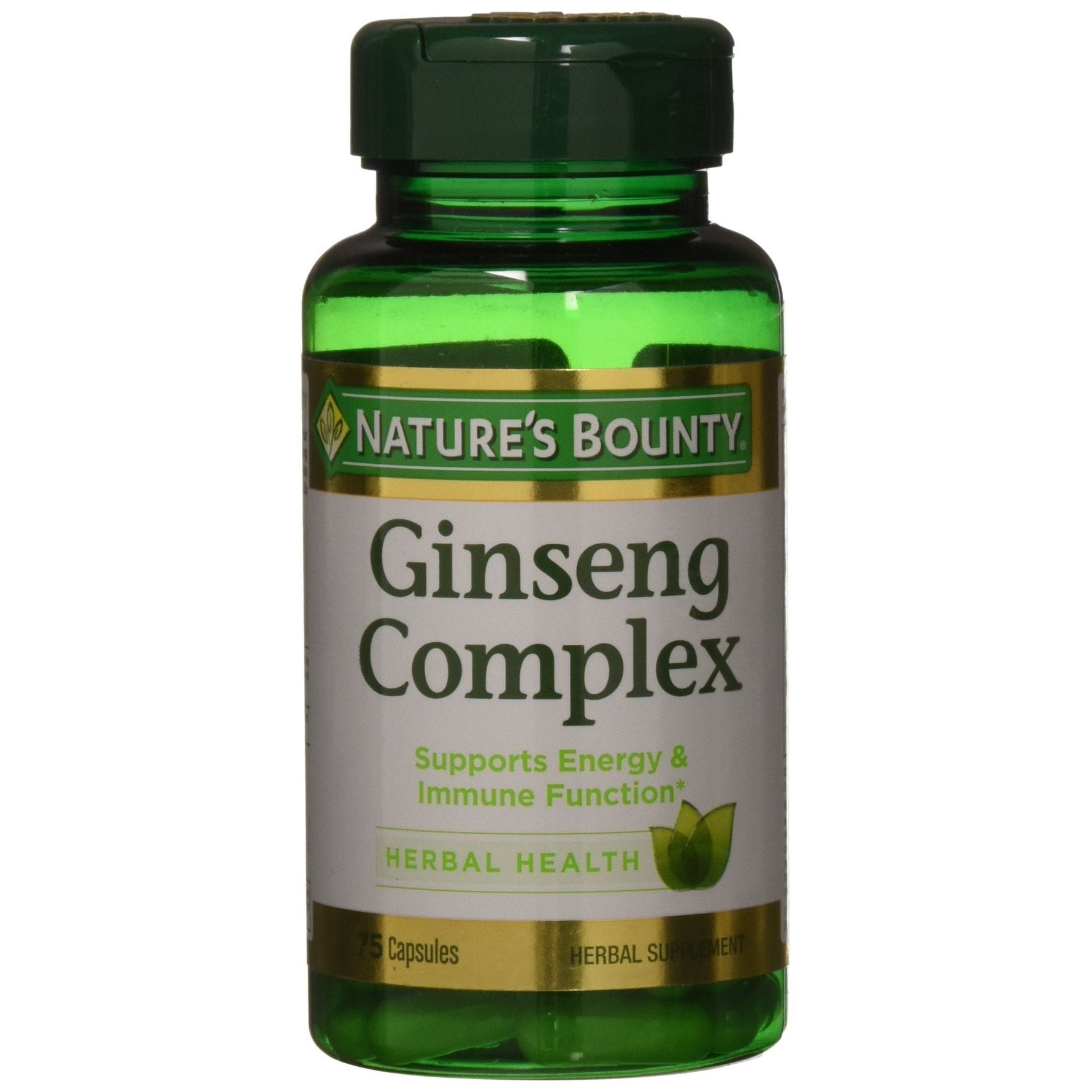 Nature's Bounty Ginseng Complex Plus Royal Jelly Capsules 75ct