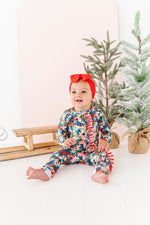 Holly Floral | ZIP ROMPER - By Baano