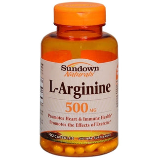 Sundown Naturals L-Arginine 500 Mg Dietary Supplement Capsules