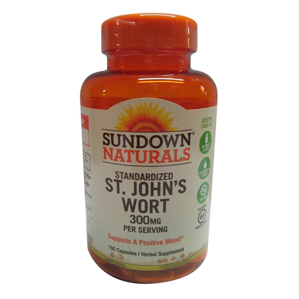Sundown Naturals, Feeling Positive, St. John's Wort, 300 Mg, 150 Capsules