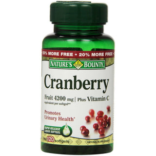 Nature's Bounty Cranberry Fruit 4200 Mg Plus Vitamin C Softgels