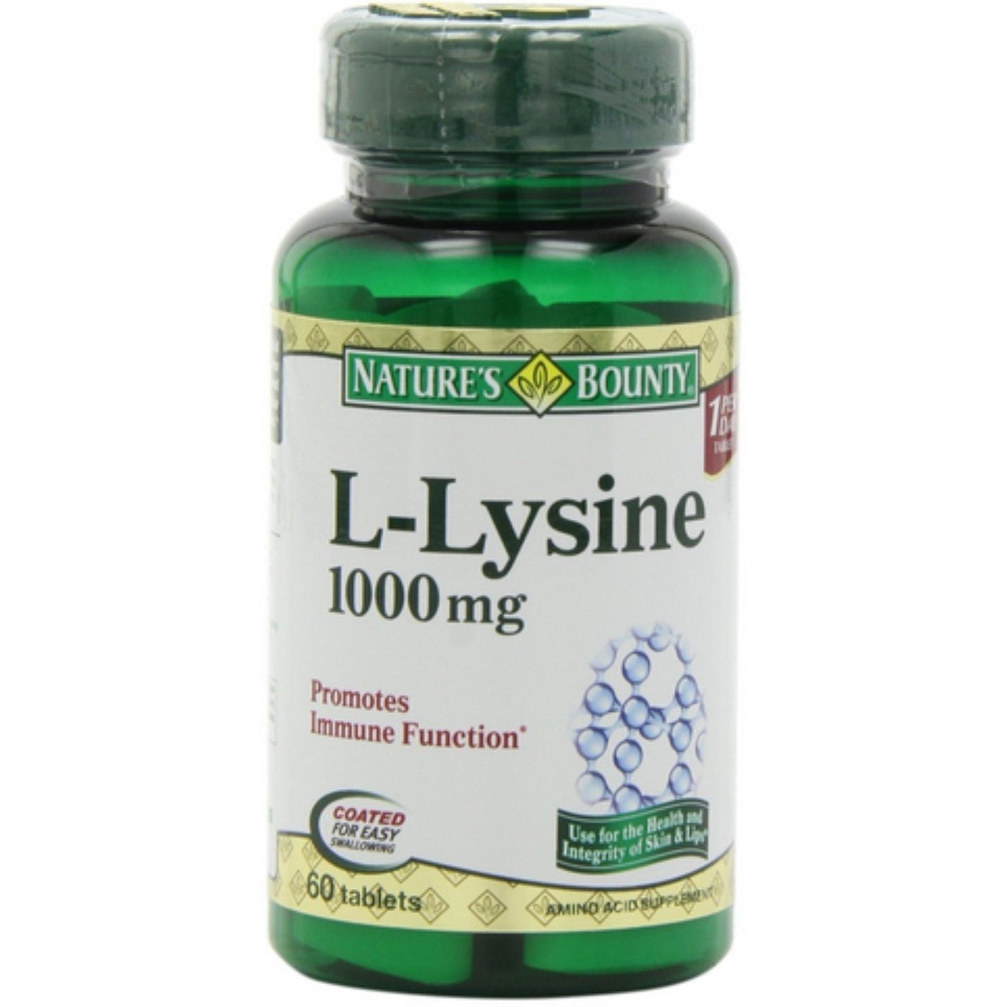 Nature's Bounty L Lysine, 1000 Mg, Coated Tablets