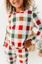 Holiday Plaid | GIRLS WIDE-LEG SET - By Baano
