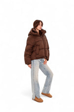 Dark Chocolate Insulated Bio-Down Jacket