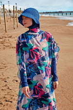 Colourful Pareo Kimono P2430 Marina Modest