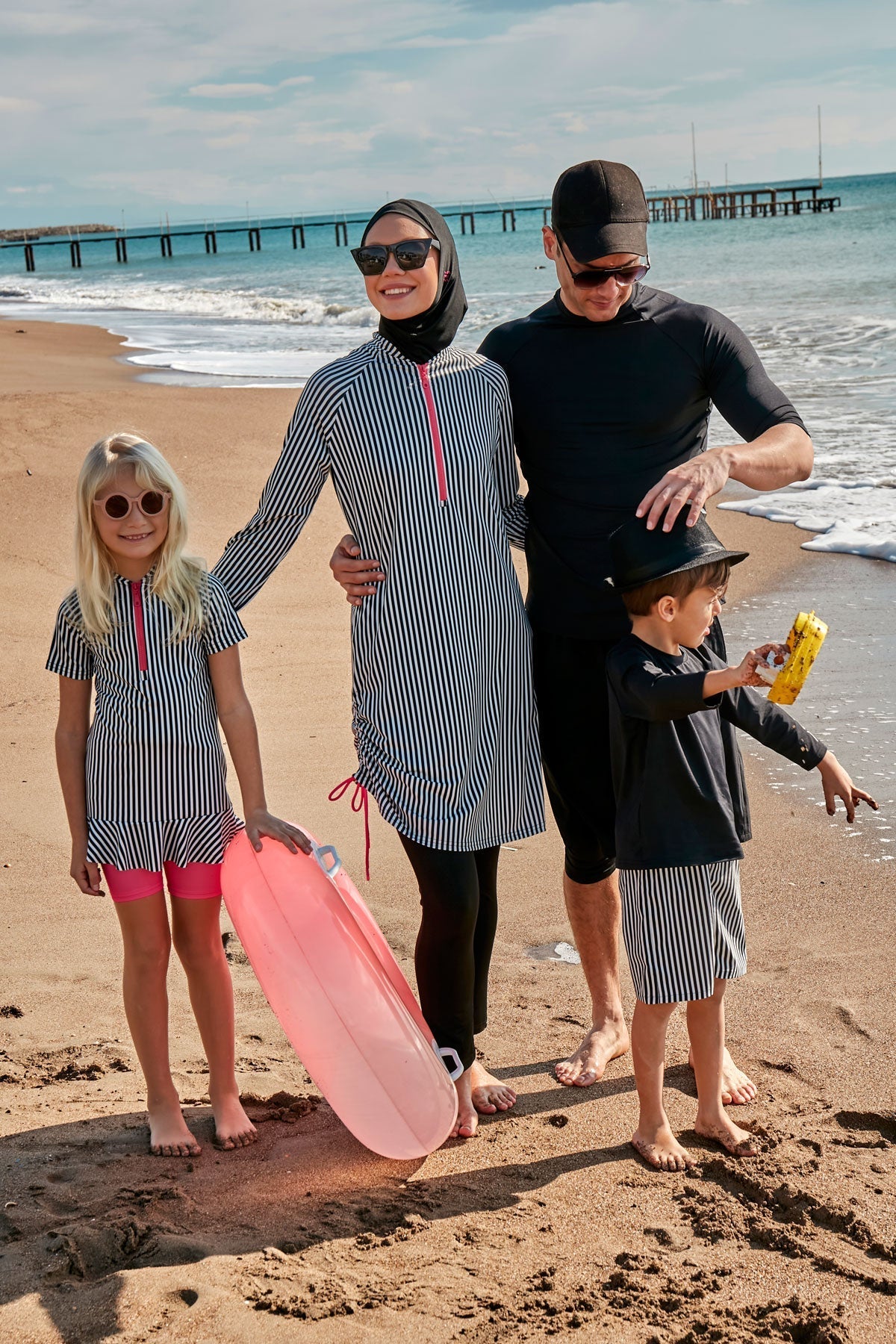 Woven Navy Boys Shorts B2432 Marina Modest