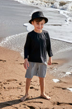 Woven Navy Boys Shorts B2432 Marina Modest