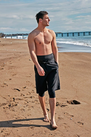 Black Men's Shorts S2401 - By Baano