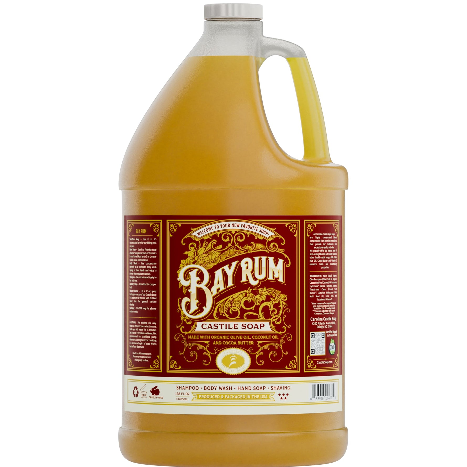 Bay Rum Castile Soap