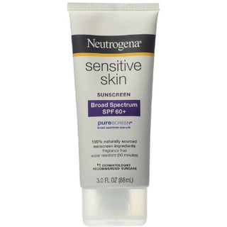 Neutrogena Sensitive Skin Sunscreen Lotion, Broad Spectrum SPF 60+, 3 Fl Oz