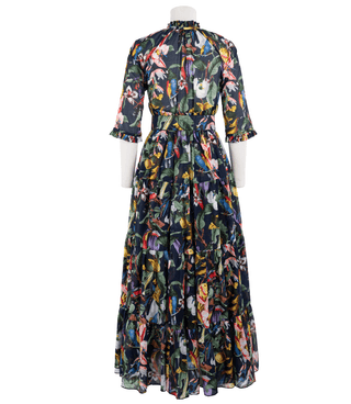 Eden Dress Indigo Midi Dress - By Baano