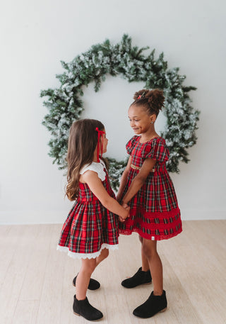 *PREORDER* Christmas Tartan Charlotte Dress - By Baano