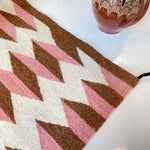 Teo Rug in Umber/Pink