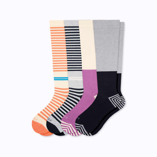 CloudCotton Compression Socks – 4-Pack