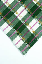 San Andres Gingham Forest & White Napkins