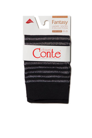 Socks Conte Fantasy - Shimmering Stripe - By Baano