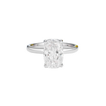 2.5ct Elongated Cushion Cut Solitaire Moissanite Engagement Ring Ring Deluxe Fine Jewelry