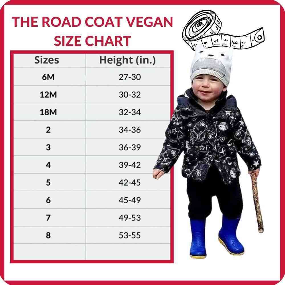 Car Seat Coat | The Road Coat Vegan - Rocketship Print