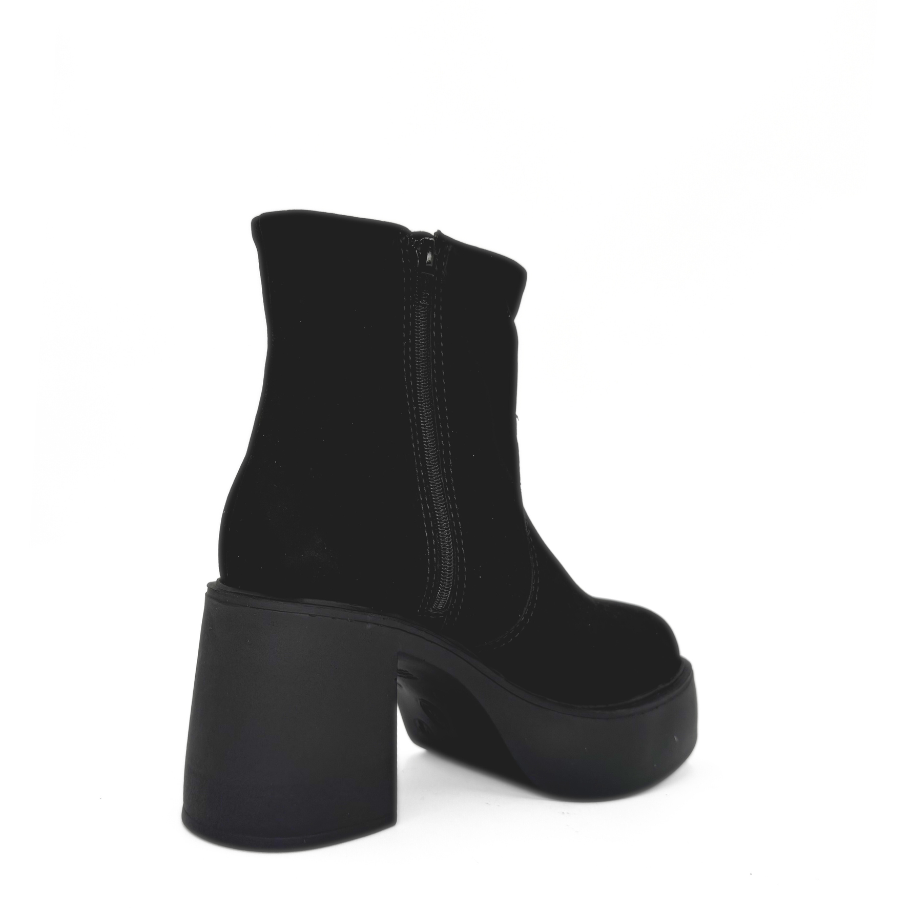 Vanson Nubuck Platform Boots Chelsea Crew