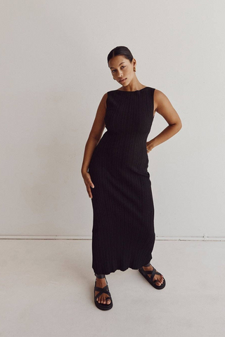 The Greece Parthenon Knit Maxi Dress - By Baano