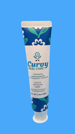 Curvy Natural Toothpaste - powered by hydroxyapatite - By Baano