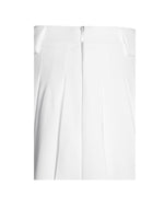 Oaklyn White Pleated Mini Skort Miss Circle