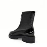 Zorro Patent Leather Booties Chelsea Crew