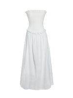 Quadiya Smock Top Strapless Drop Waist Midi Dress