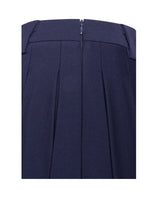 Nasya Navy Blue Pleated Mini Skort Miss Circle