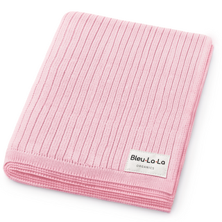 Organic Ribbed Knit Cotton Baby Blanket - By Baano