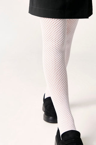 Conte-Kids Cotton Tights Miss 616 - Mesh Pattern - By Baano