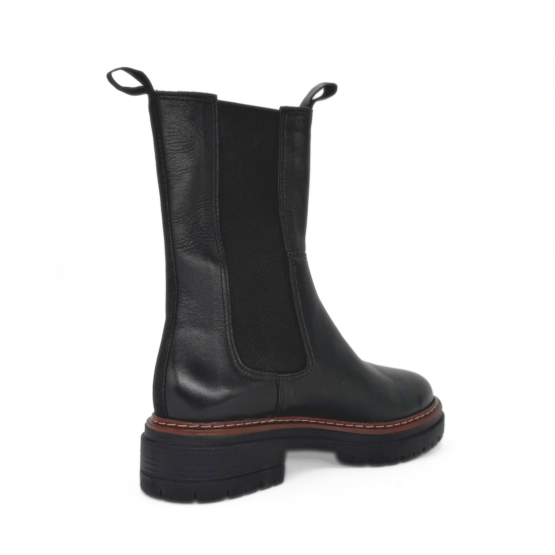 Sherry Leather Lugsole Booties Chelsea Crew