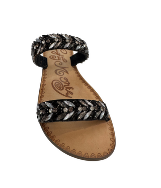 Shine Bright Sandals in Black Naughty Monkey
