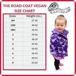 Car Seat Coat | The Road Coat Vegan - Purple Raptor
