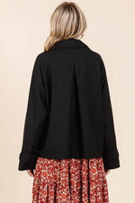 Mittoshop Double Breasted Long Sleeve Trench Coat Jacket - By Baano