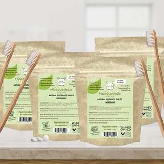 Value Pack Natural Peppermint Toothpaste Tablets Bundles - By Baano