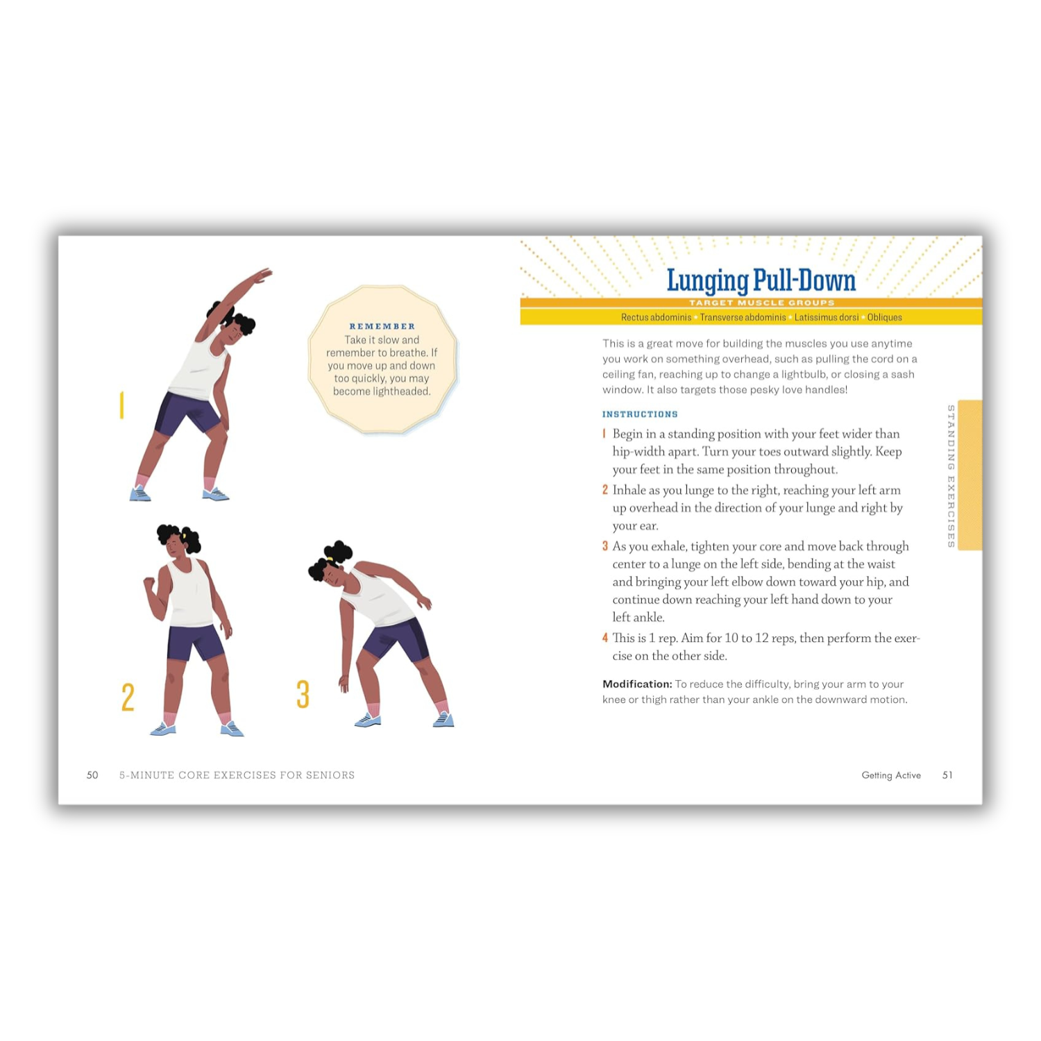 5-Minute Core Exercises for Seniors: Daily Routines to Build Balance and Boost Confidence (Spiral Bound) Lay it Flat Publishing Group