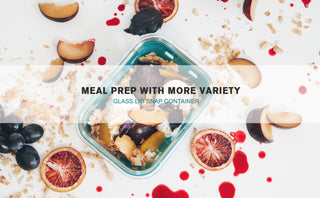 Multicolor Glass Storage Set